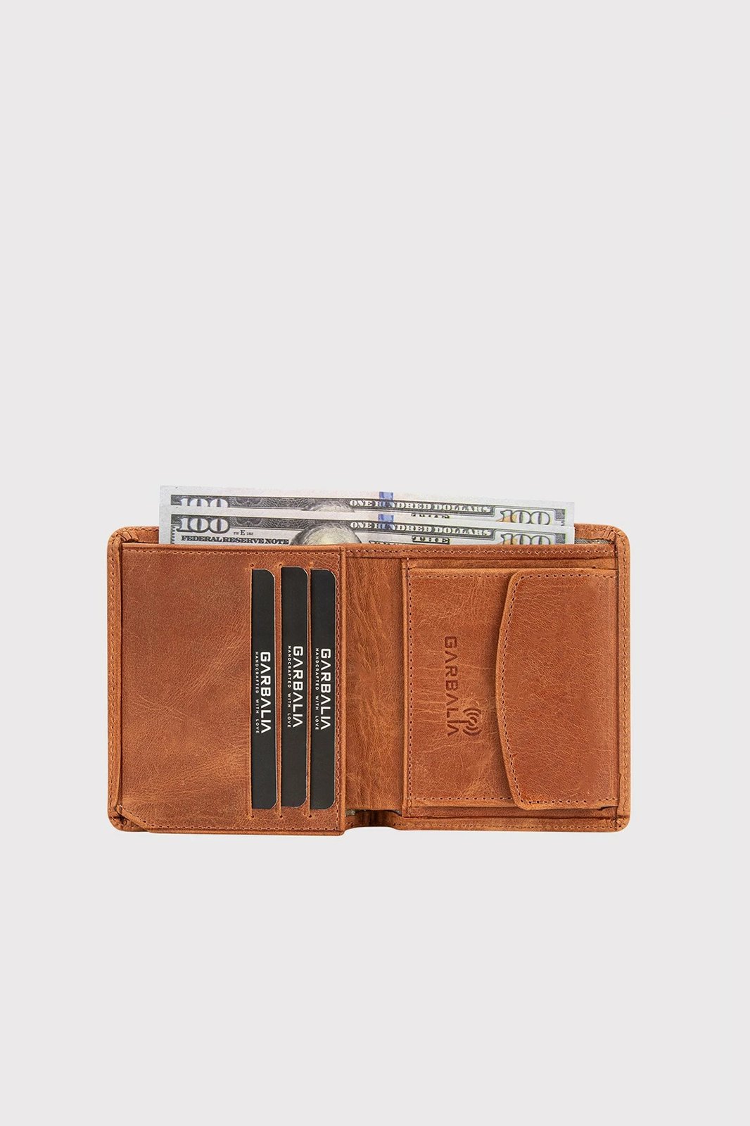 Portofol për burra, Zoozie Bags, Dallas - ngjyrë tan