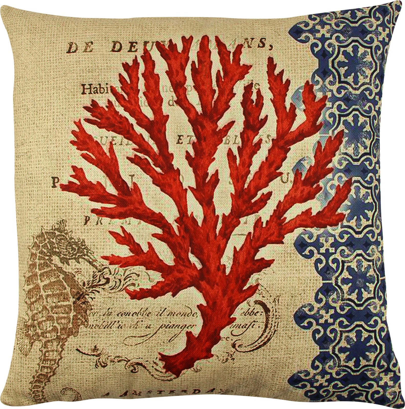 Jastëk dekorativ, shumëngjyrësh, Evila Originals, A12608, 43x43cm