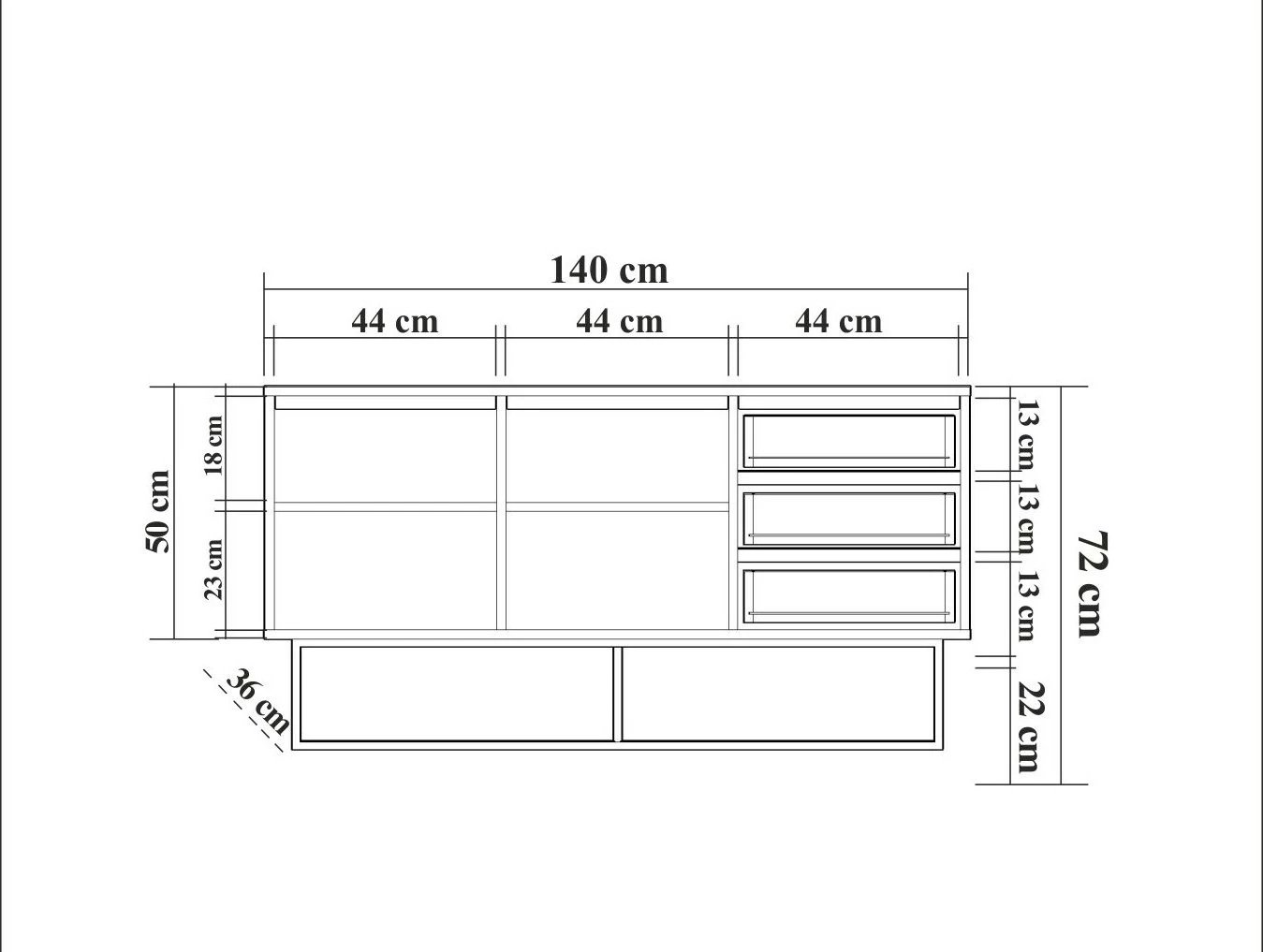 Set mobiljesh për dhomë dite Skye Decor, Laxus Takım 7, ngjyrë arrë dhe e zezë