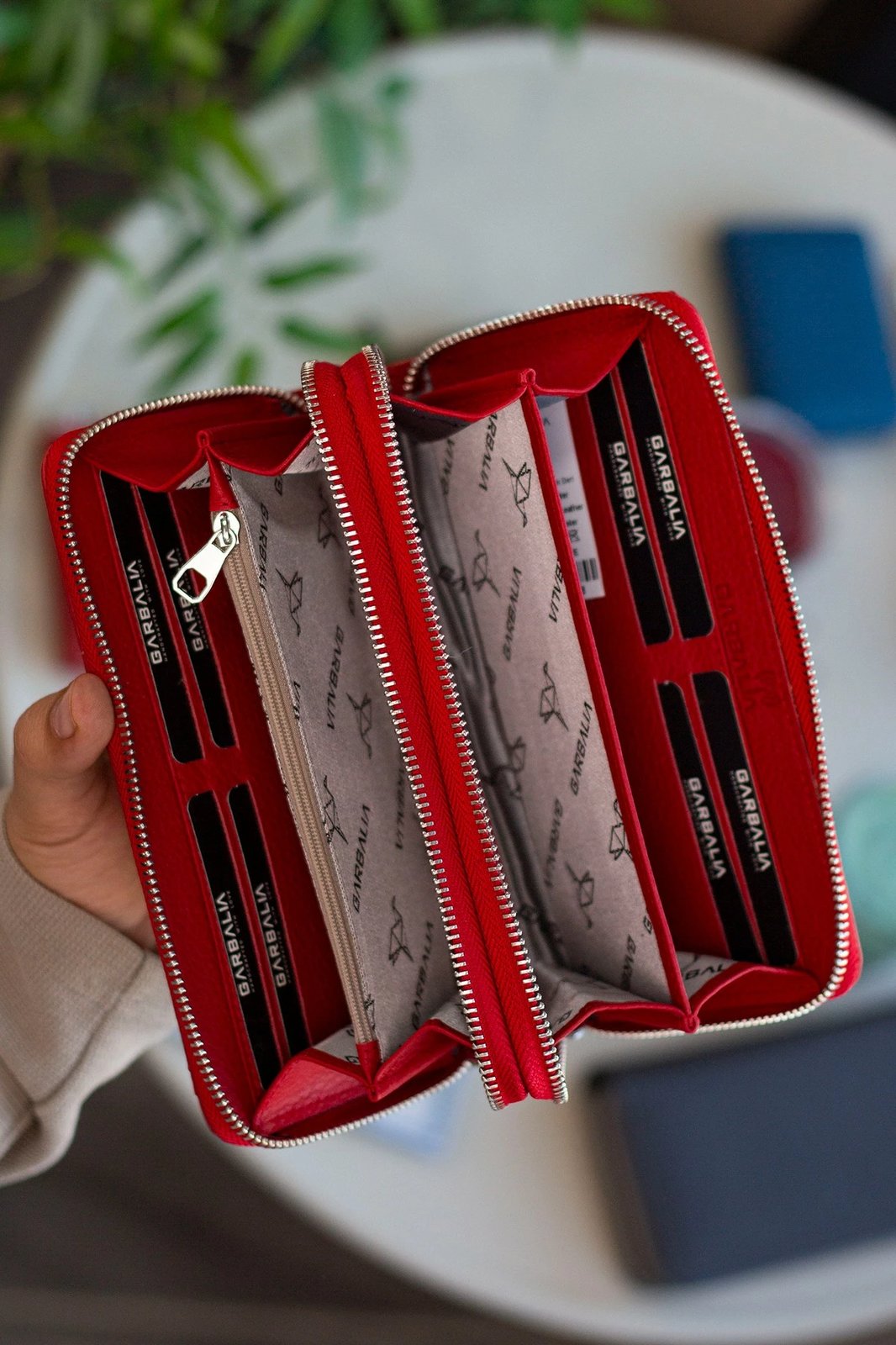 Portofol unisex Zoozie Bags Orleans, i kuq