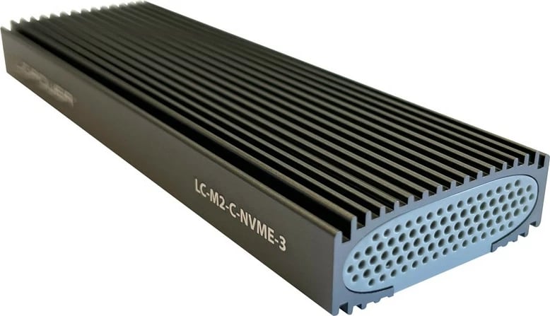Kasë LC-Power LC-M2-C-NVME-3 për SSD M.2, USB Type-C, e zezë
