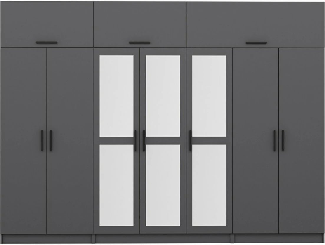 Dollap Skye Decor, ngjyrë antracit, 5190