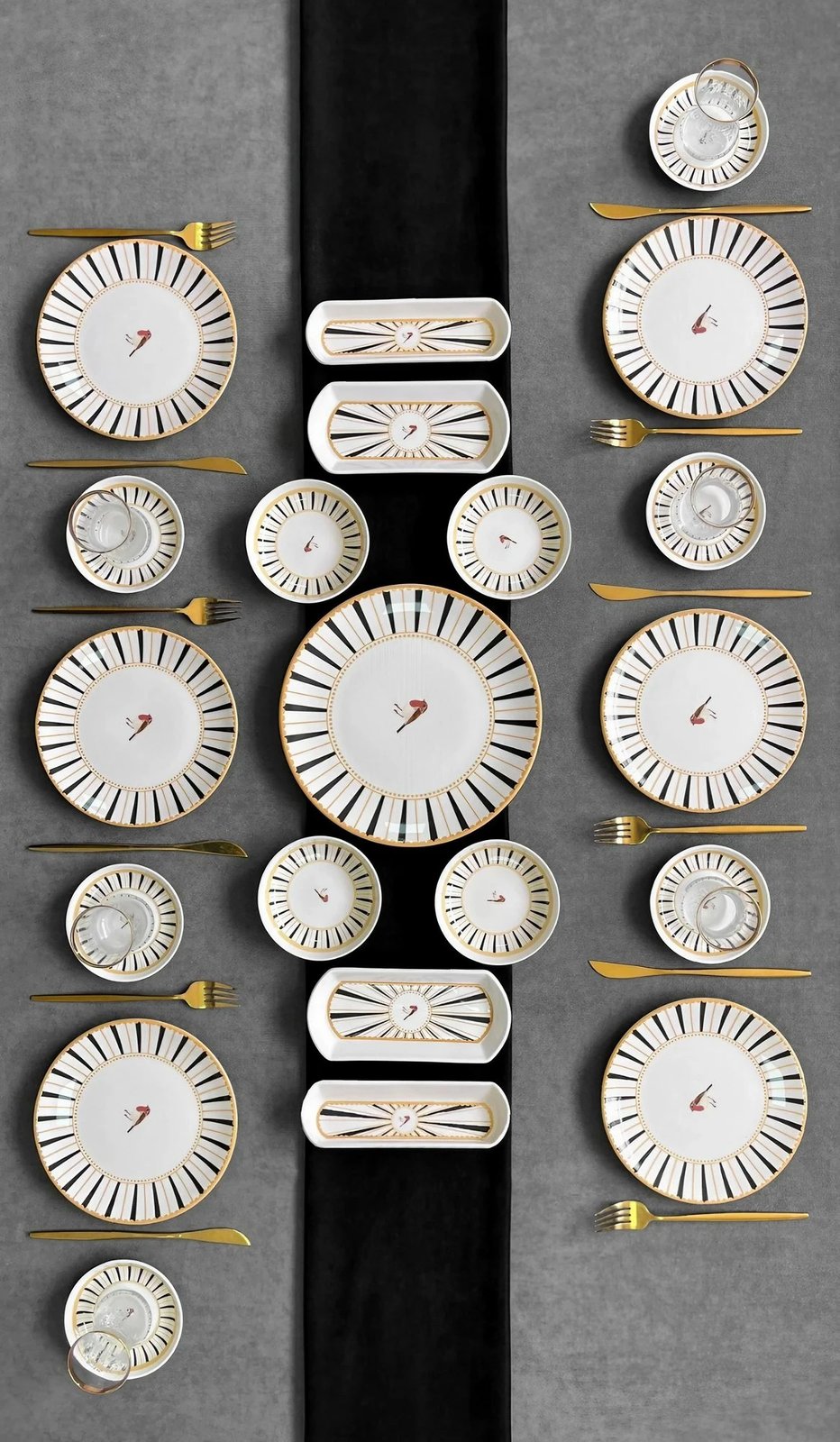 Set mëngjesi 21 pjesësh, Hermia Concept, Love 21KH