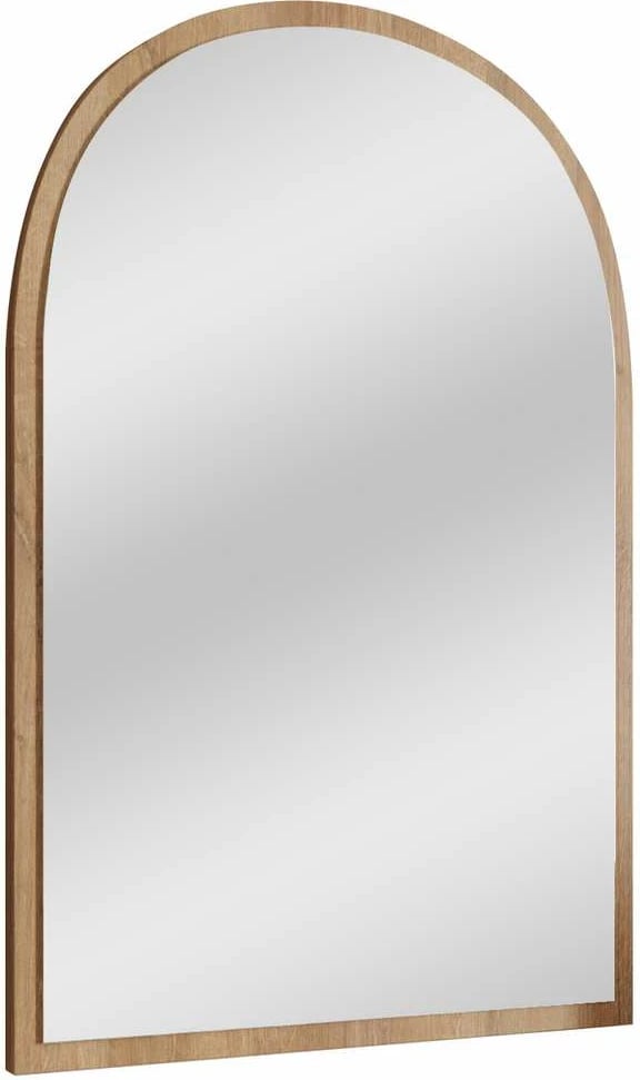 Pasqyrë dekorative, ngjyrë lisi, Brilya, Skye Decor