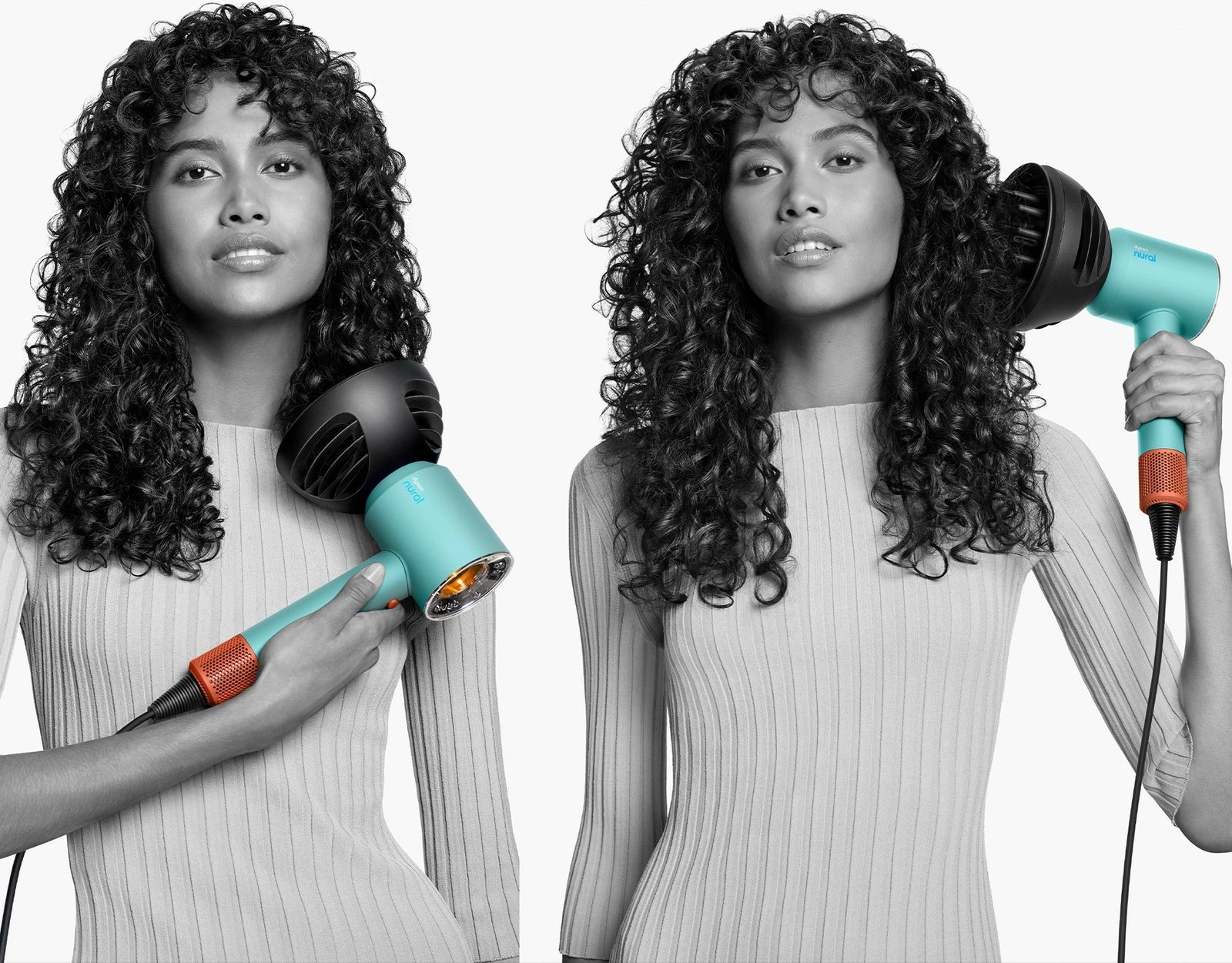 Tharëse flokësh Dyson Supersonic Nural, 1600 W, 13.3 l/s, Blu, Portokalli Tharëse flokësh Dyson Supersonic Nural, 1600 W, 13.3 l/s, Blu, Portokalli