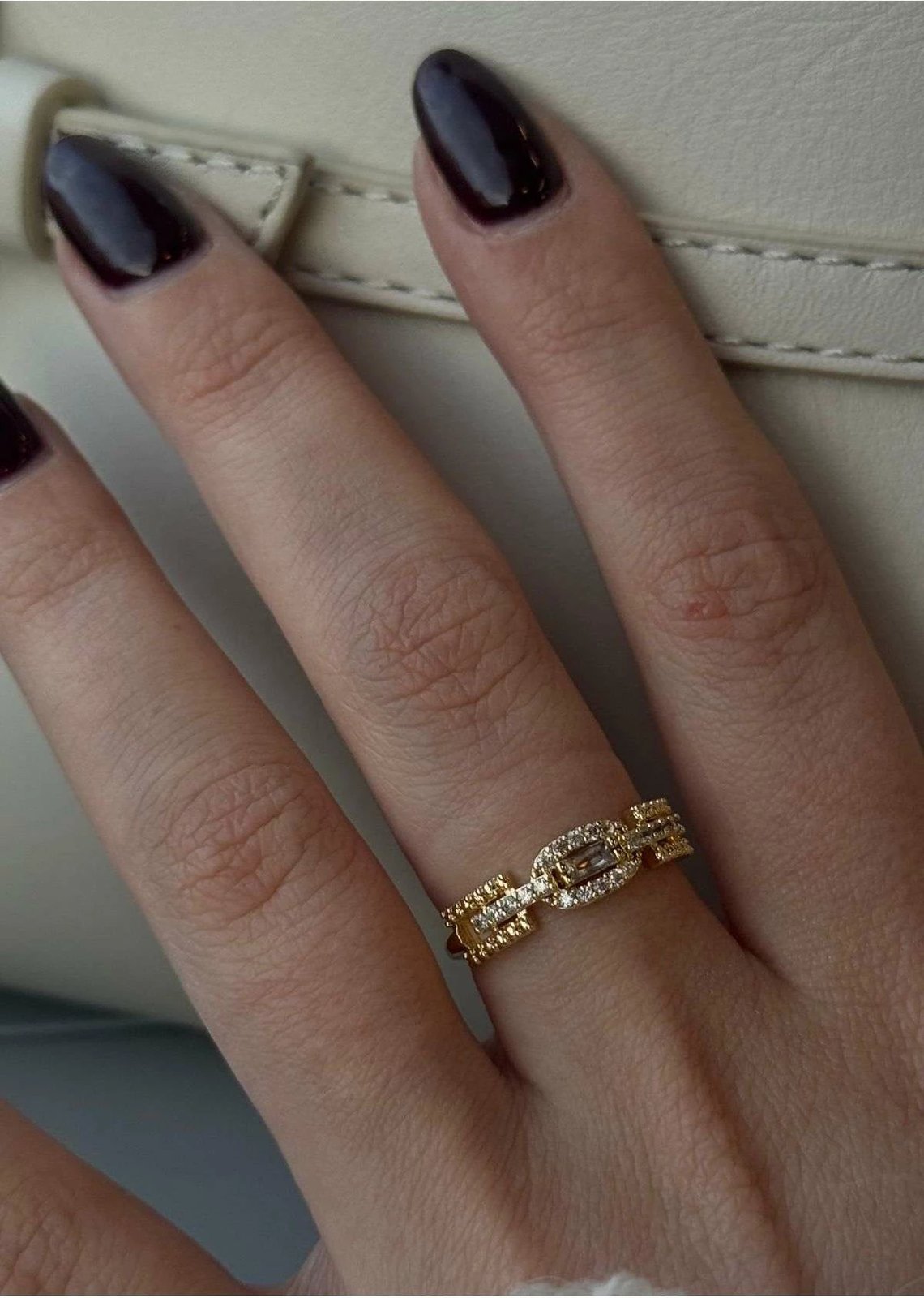 Unazë prej bronzi, ngjyrë ari, Jumeon, KPEGMSA35068