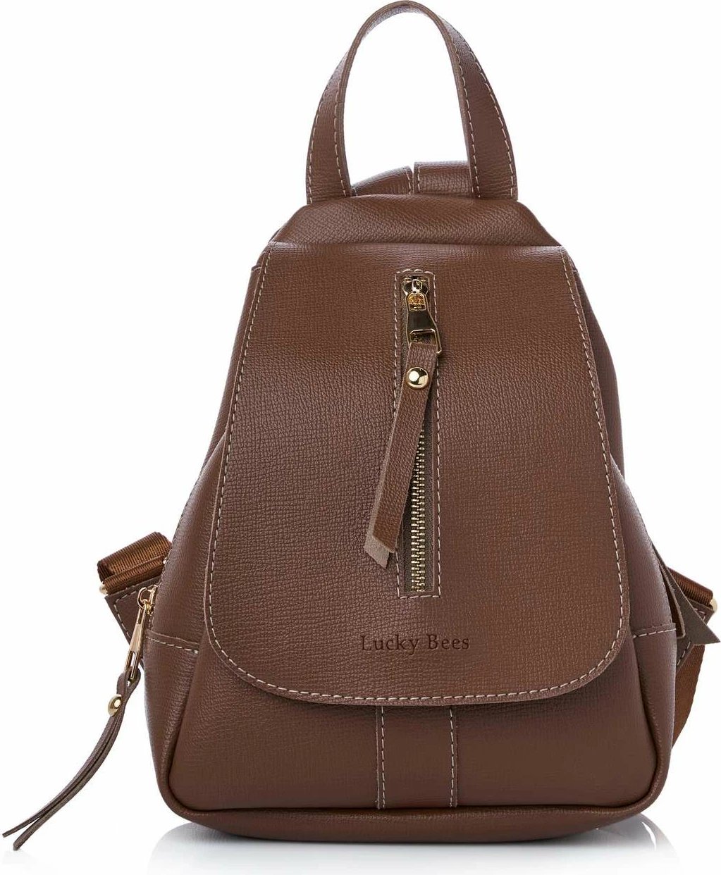 Çantë shpine Lucky Bees, ngjyrë mink, 945 v2