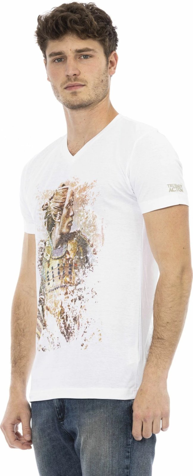 Maicë për meshkuj Trussardi, e bardhë