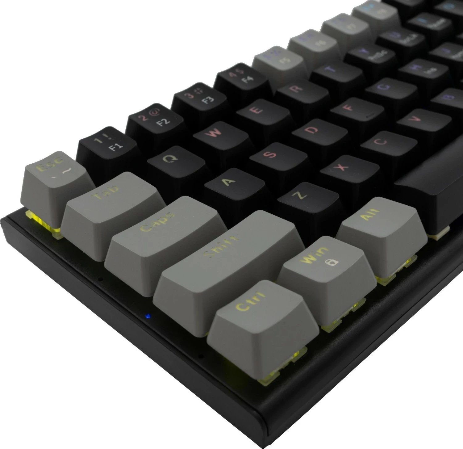 Tastierë gaming White Shark Wakizashi GK-002121, 65%, RGB, blue switch, black-grey