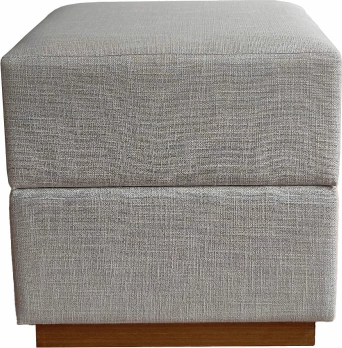 Stool bllok, bezhë, 45x45x45cm