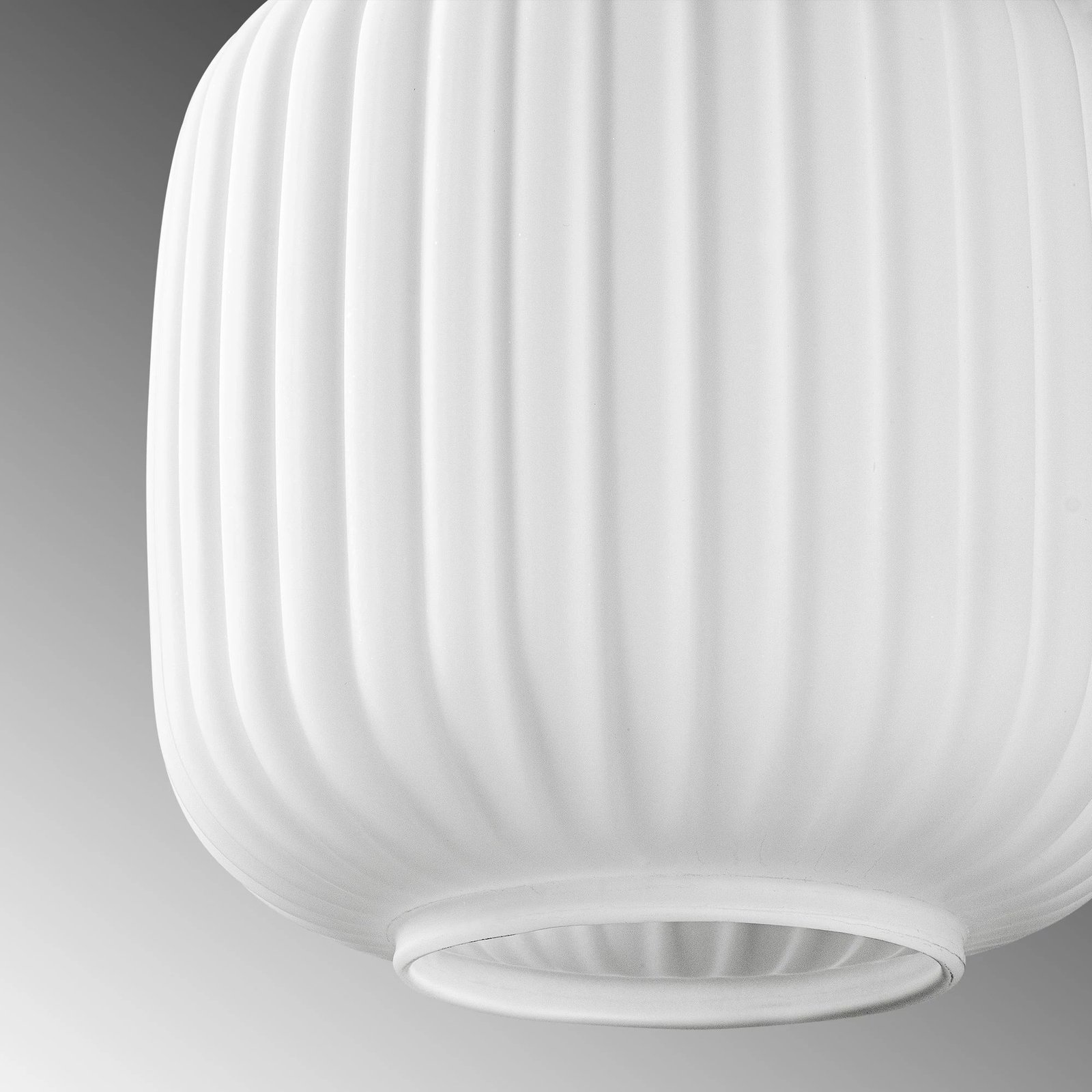 Llambë tavani Opviq, Asker - 15197, metal e xham, ngjyrë e zezë