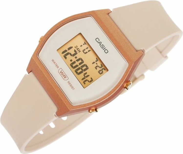 Orë dore për femra Casio, rozë e hapur