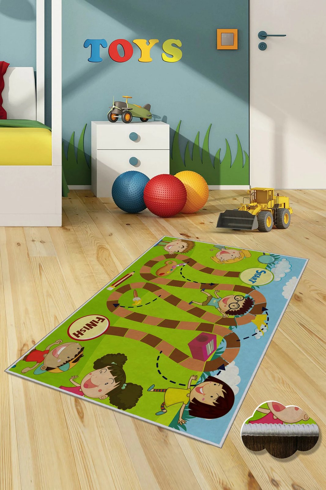 Qilim korridori, shumëngjyrësh, 100x300cm, Conceptum Hypnose, WOOKECE091