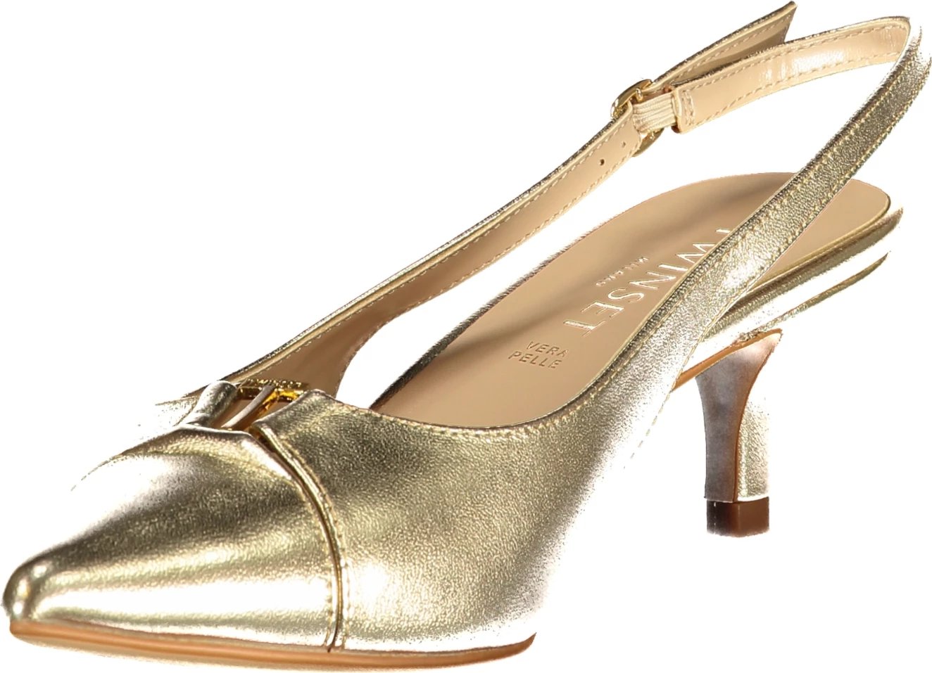 Sandale femra TWINSET, të arta