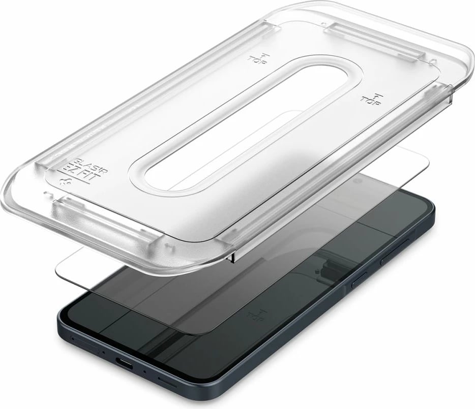 Xham i temperuar Spigen Glas.TR Ez Fit për Samsung Galaxy A36 5G, Transparent, 2 copë