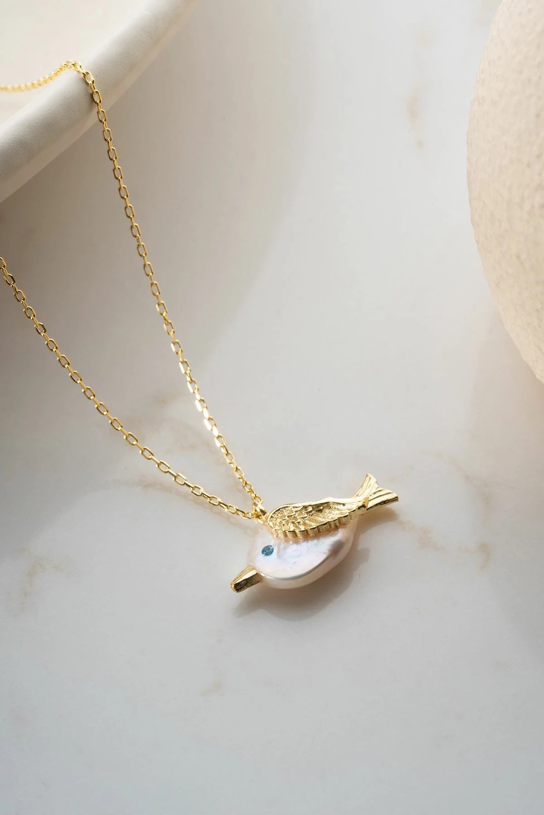 Varëse argjendi me figurë zogu, ngjyrë ari, Jumeon, SİLVANOJEWELRY310