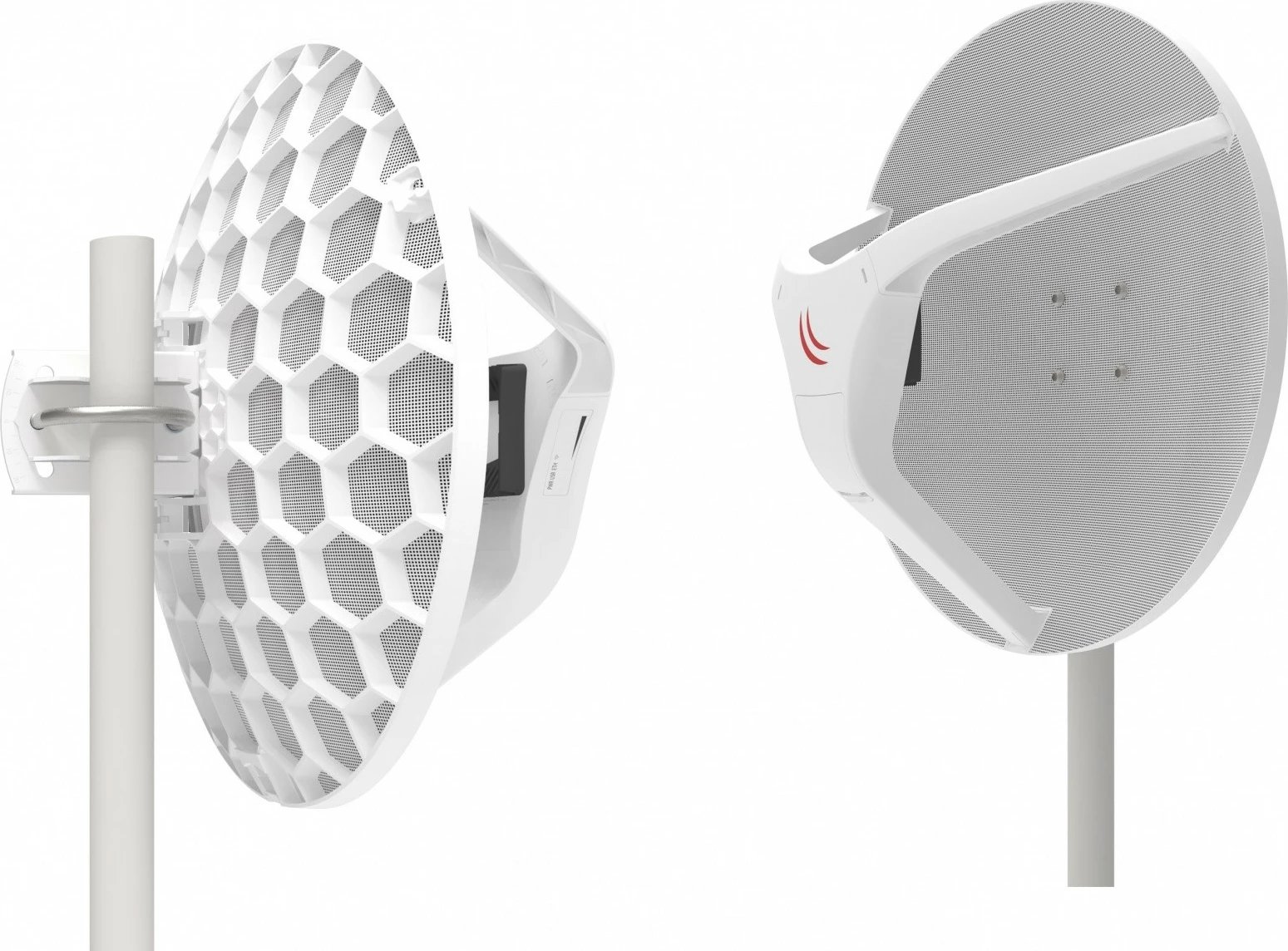 Kasë Wi-Fi Mikrotik Wireless Wire Dish RBLHGG-60adkit, 60 GHz, Bardhë, Set prej 2 copë