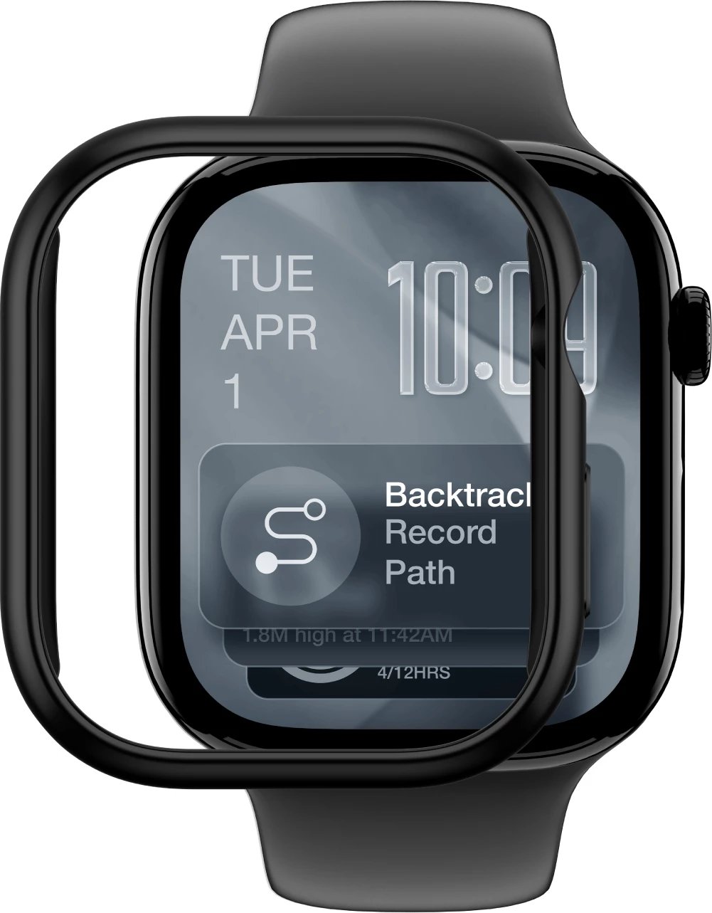 Mbështjellës për smartwatch, AmazingThing, Minimal, për Apple Watch Series 11 42mm, i zi