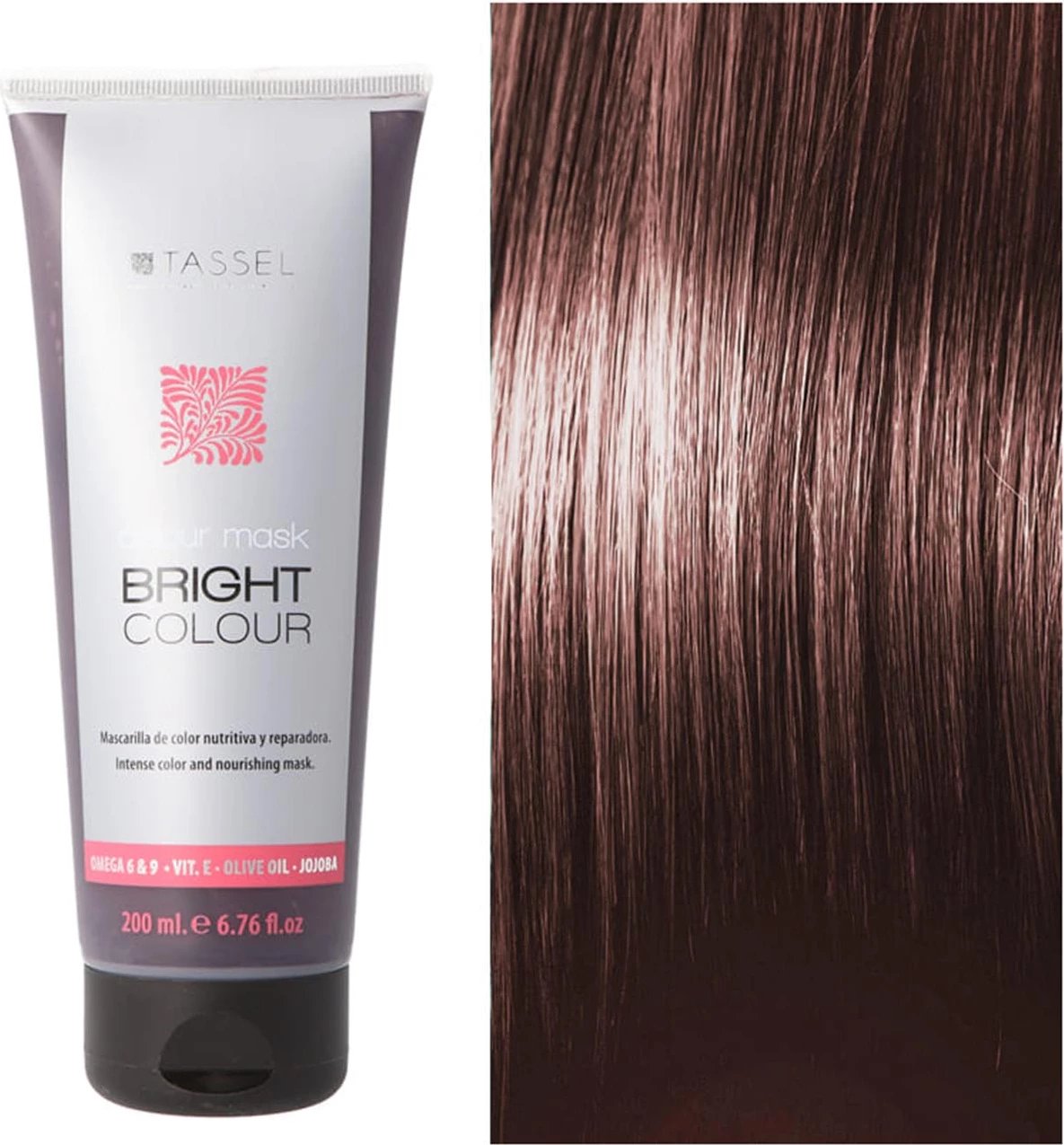 Maskë flokësh Eurostil Bright Colour Chocolate unisex 1 copë