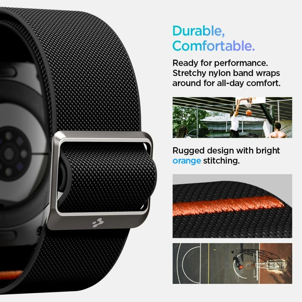Rrip Spigen Fit Lite për Galaxy Watch Ultra 47mm, i zi