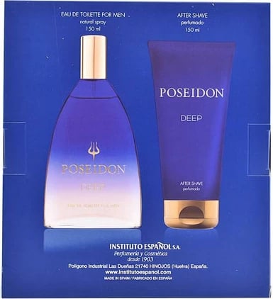 Set Eau de Toilette dhe After Shave për meshkuj Instituto Español Poseidon Deep 150ml x2