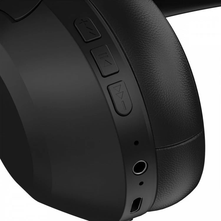Kufje pa tela over-ear, Defender FreeMotion B490 63490, Bluetooth 5.3, 14 orë, mikrofon, AUX, e zezë