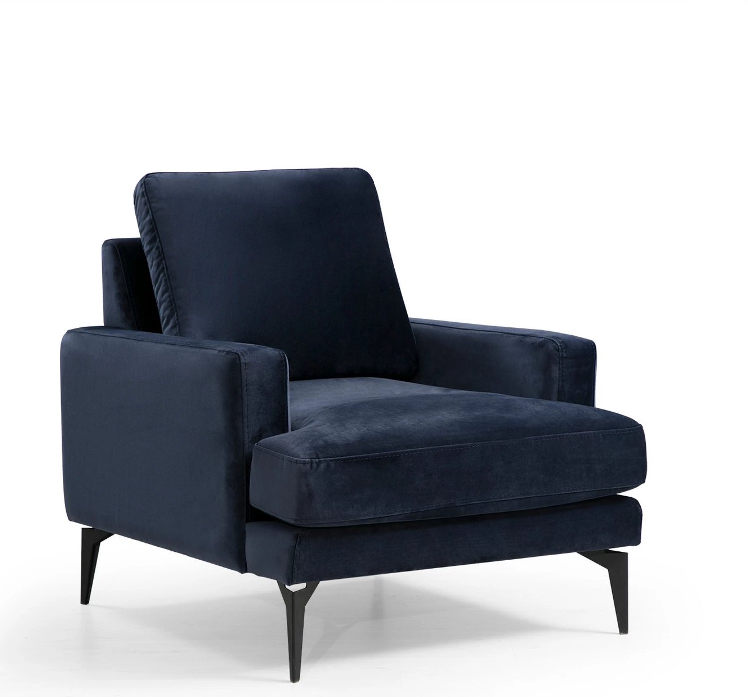 Karrige krahu Papira, ngjyrë blu e errët, Atelier del Sofa