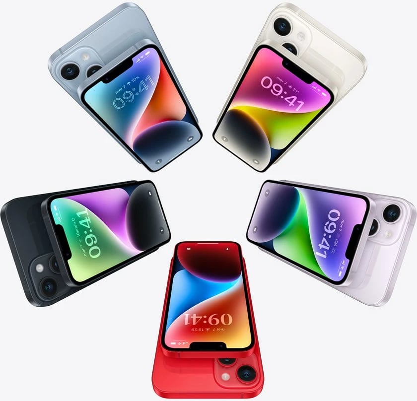 Celular Apple iPhone 14 Plus, 6.7", 128GB, i zi 