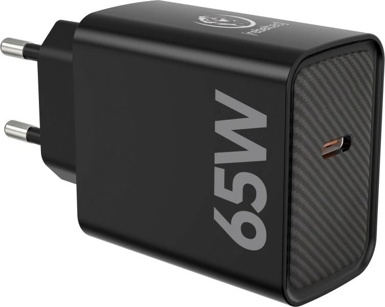 Karikues murali Rebeltec H1065 GaN3, 65W, USB-C, 2m, i zi