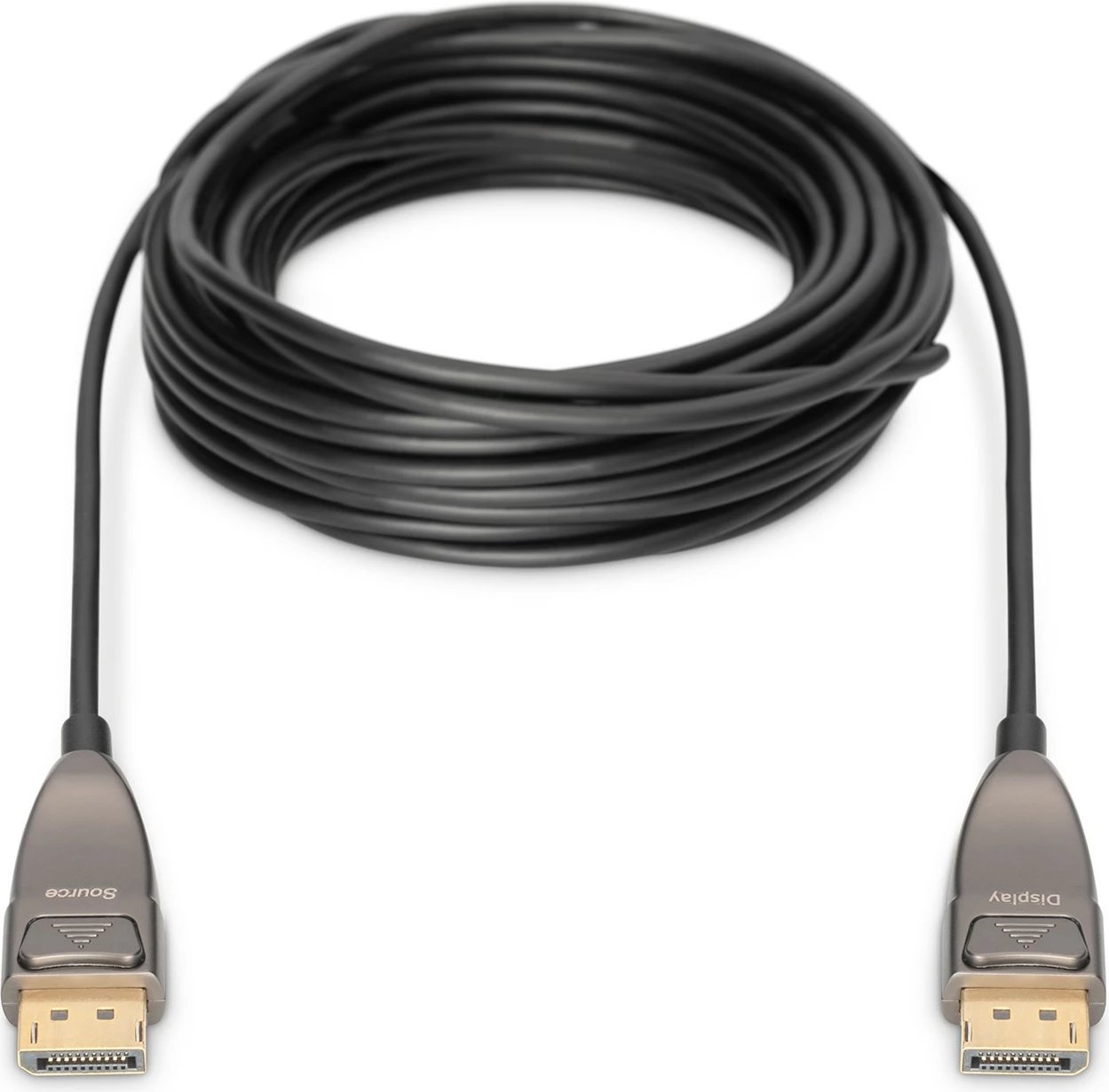 DisplayPort kabllo Digitus AOC Hybrid Fiber Optic 15m, UHD 8K, i zi