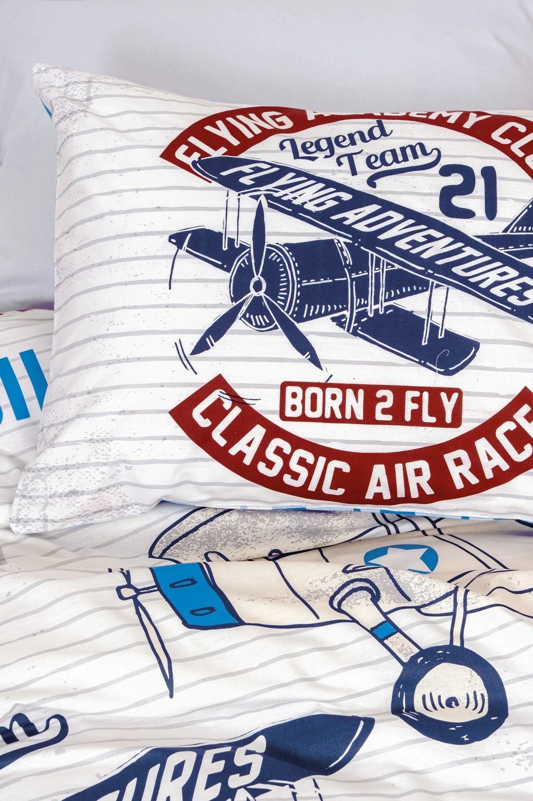 Set mbulesë për jorgan për të rinj Ranforce, L'essentiel, Flying v2, ngjyrë gri Set mbulesë për jorgan për të rinj Ranforce, L'essentiel, Flying v2, ngjyrë gri