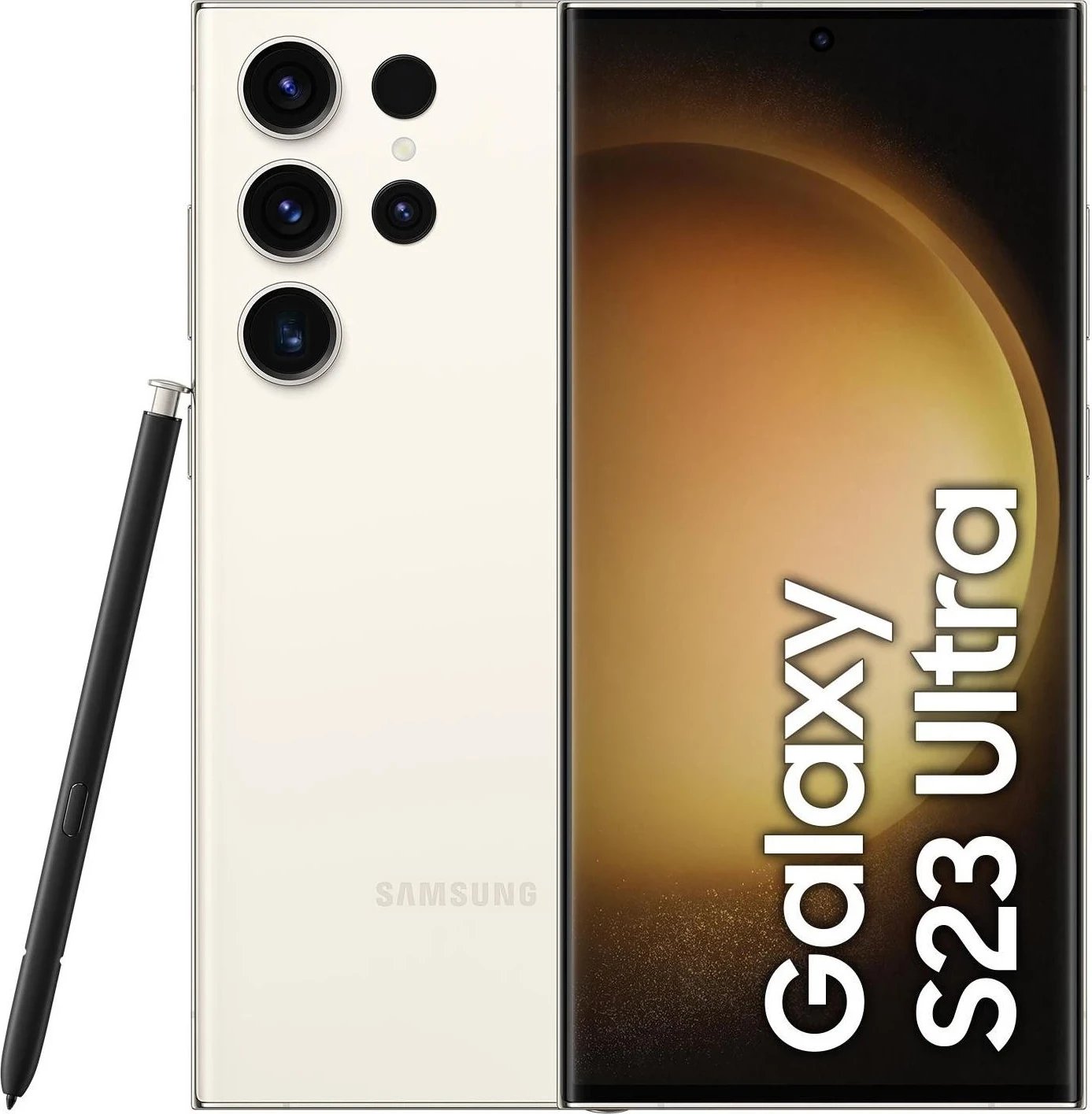 Celular Samsung Galaxy S23 Ultra, 6.8", 8+256GB, DS, 5G, bezhë