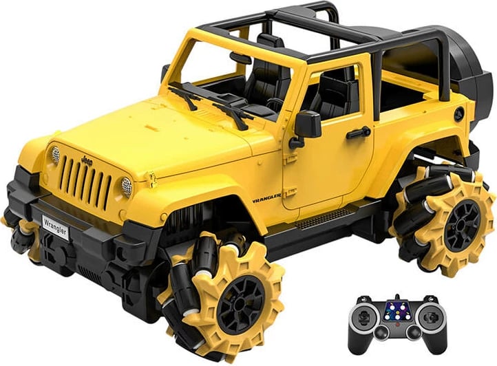 Veture me telekomandë Double Eagle Jeep E348-003, 1:16, Drift, e verdhë