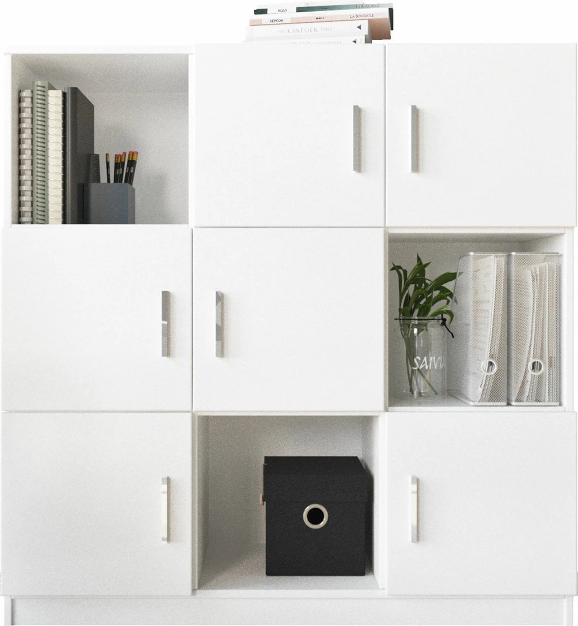 Dollap shumëfunksional Hanah Home, i bardhë, Vo7-W