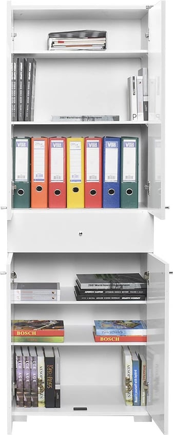 Dollap multifunksional, ngjyrë e bardhë, Hanah Home, Adr-441-Pp-1