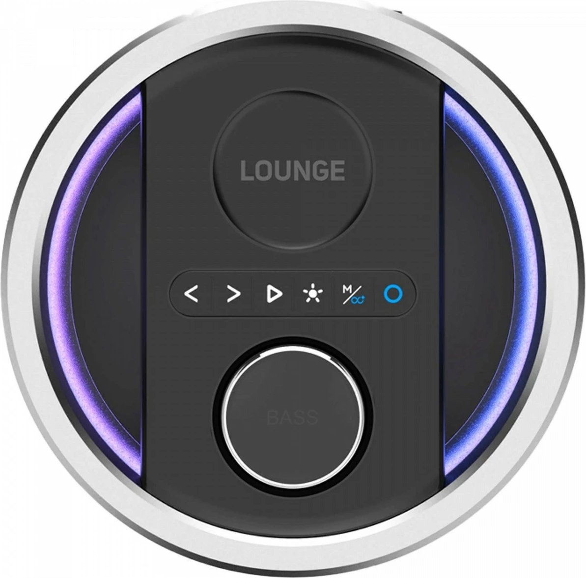 Altoparlant Bluetooth, Sencor, Resonex Lounge, 130W, TWS, LED, IPX5, e zezë/argjendtë