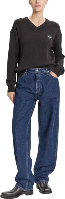 Xhemper femra Calvin Klein Jeans, e zezë