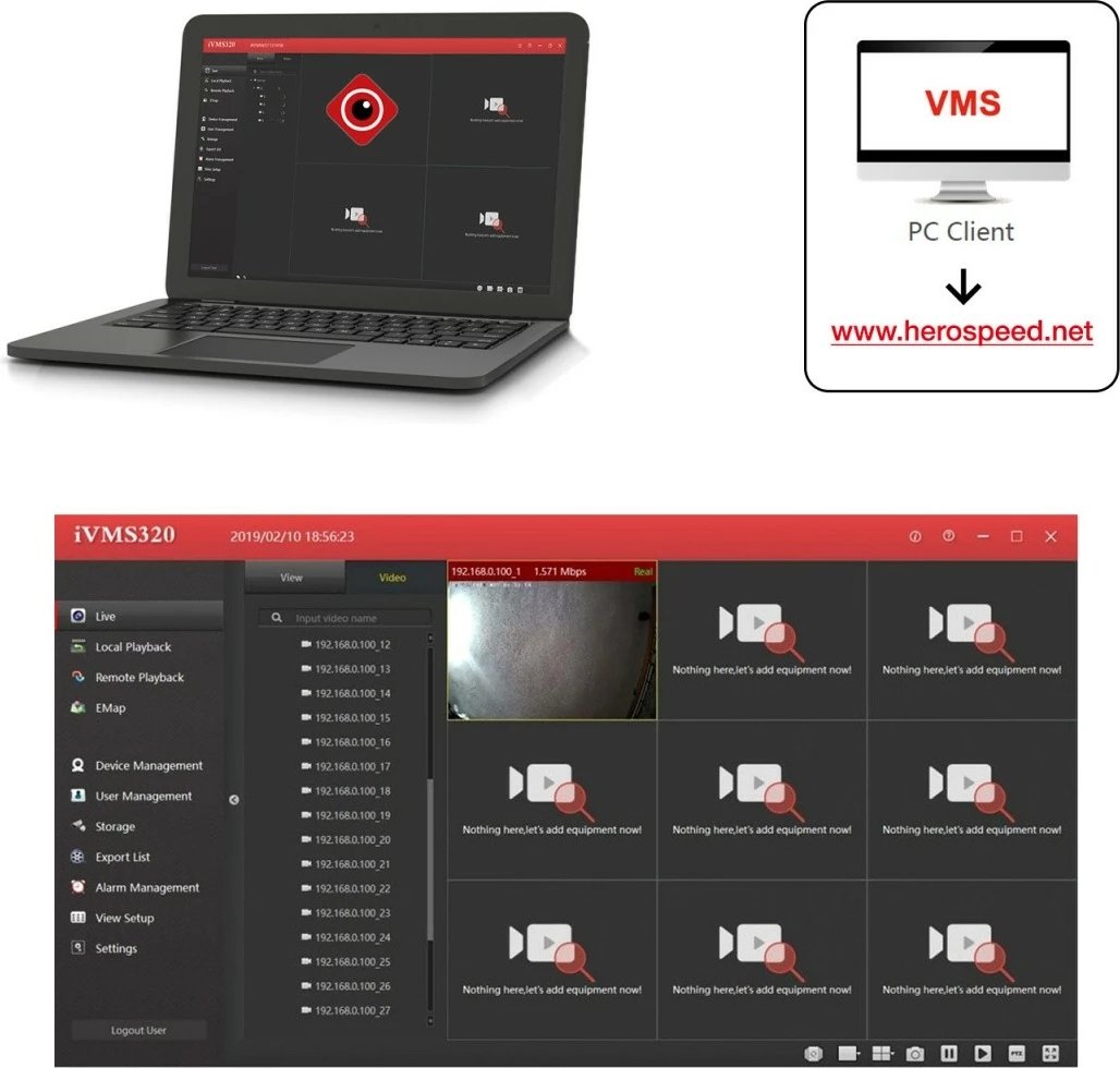 Kamerë dome IP Maclean MCTV-515, 5MPx, PoE, e bardhë