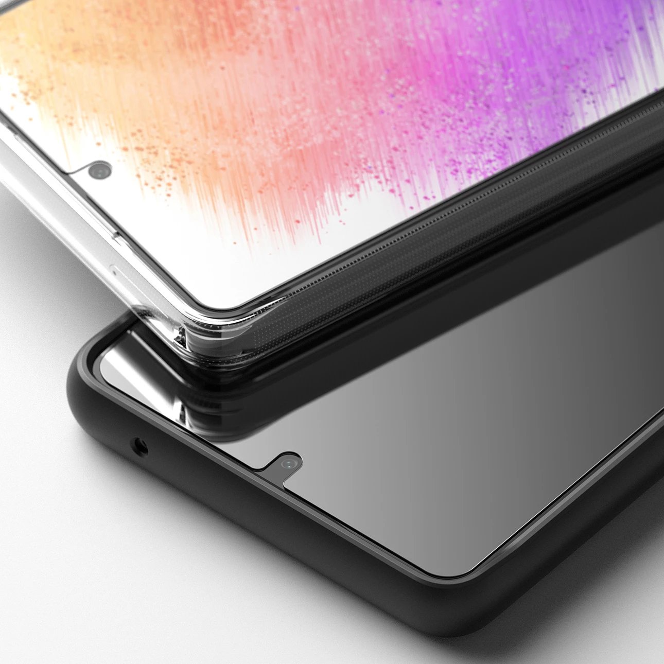 Mbrojtës ekrani tempered glass Ringke Invisible Defender ID Glass 2.5D 0.33mm për Samsung Galaxy A73 5G