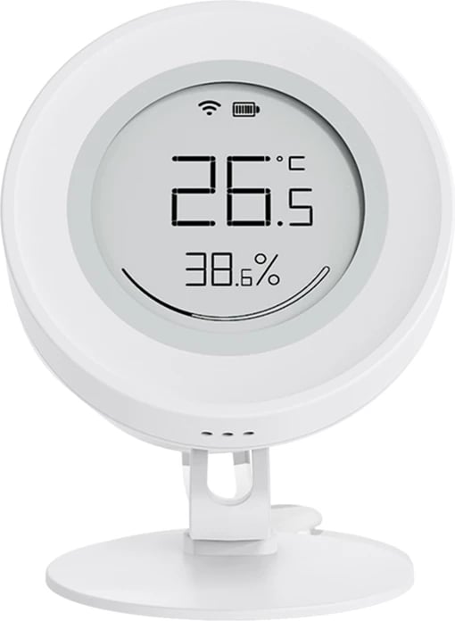 Sensor i mençur temperaturë dhe lagështi, Avatto ZWSH16, ZigBee 3.0, ekran E-ink, aplikacion Tuya Smart Life