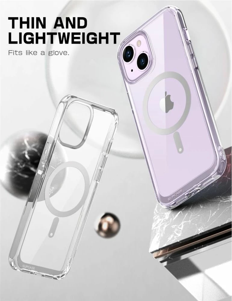 Mbështjellës Supcase UB Mag për iPhone 14 Plus, MagSafe, Transparent