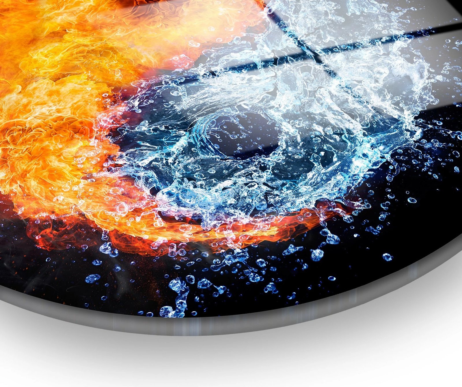 Pikturë dekorative prej xhami të temperuar, Wallity, UV-1142, shumëngjyrëshe, 30cm