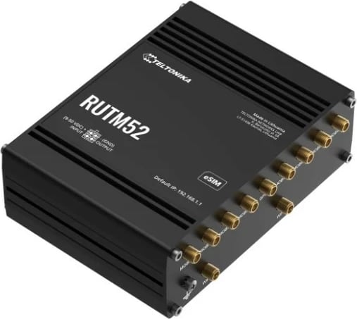 Router TELTONIKA RUTM52, Dual 5G, 2x SIM, 5x Gigabit LAN, eSIM, i zi