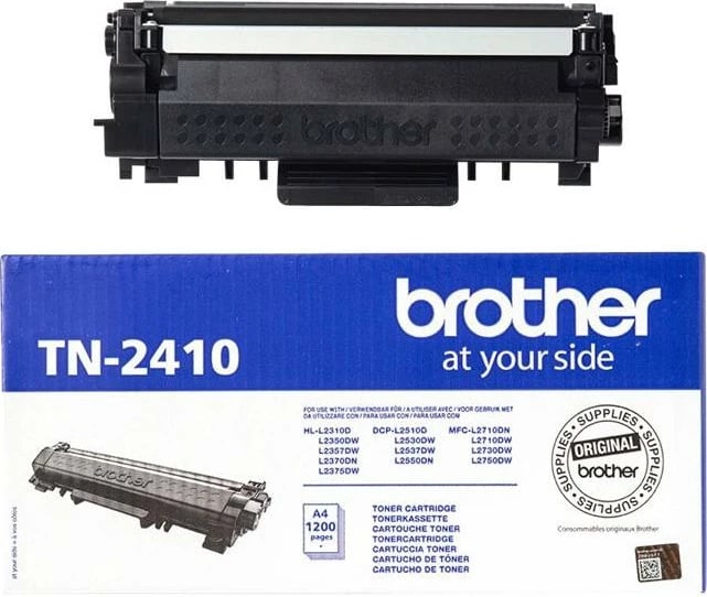 Toner, Brother TN-2410 (TN2410), rendiment 1100–1700 faqe, origjinal, e zezë