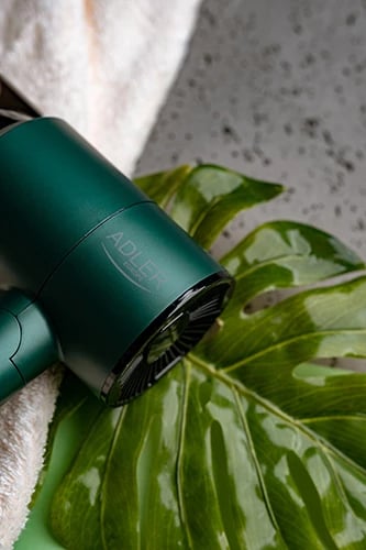 Tharëse flokësh Adler AD 2265 1200W 2 shpejtësi 2 temperatura dorezë palosëse jeshile shishe