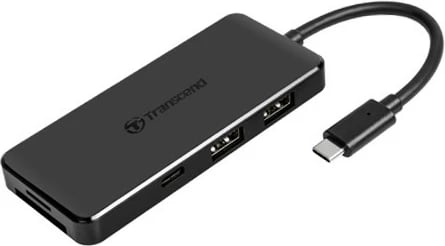USB HUB Transcend HUB5C 6-n-1, USB 3.1 Type-C, i zi