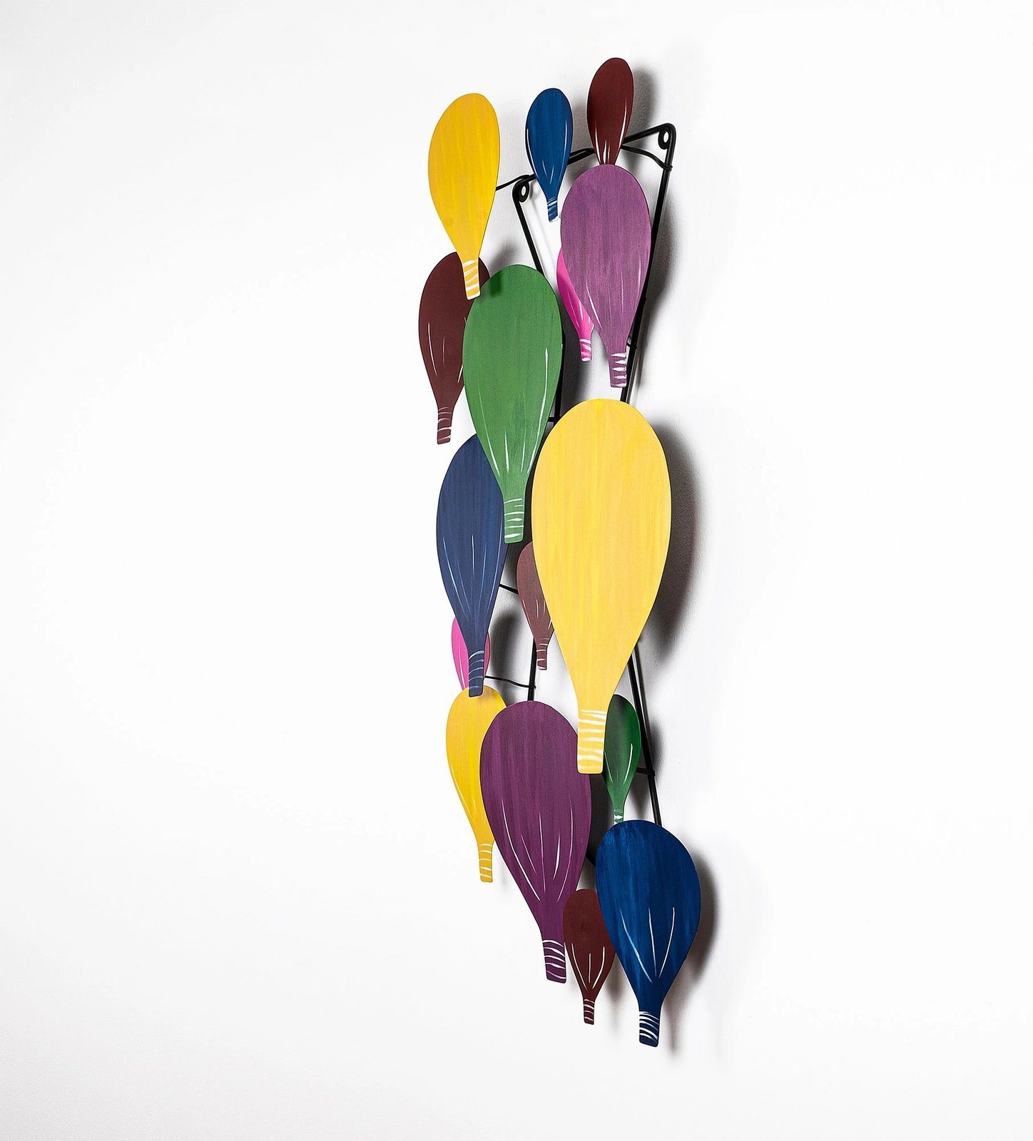 Aksesor dekorativ metalik për mur, Wallity, Kapadokya, shumëngjyrësh