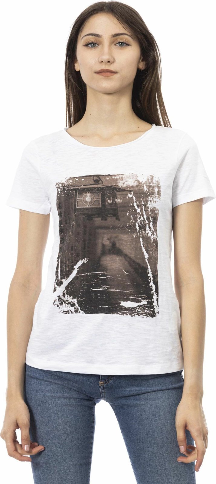 Maicë për femra Trussardi Action, e bardhë