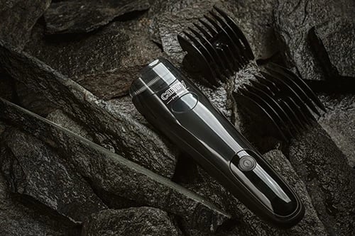 Trimer mjekre me vakum, Camry CR 2833, pa kabllo, LCD, 60 min, karikim USB, 2 përshtatës 3–12 mm, e zezë