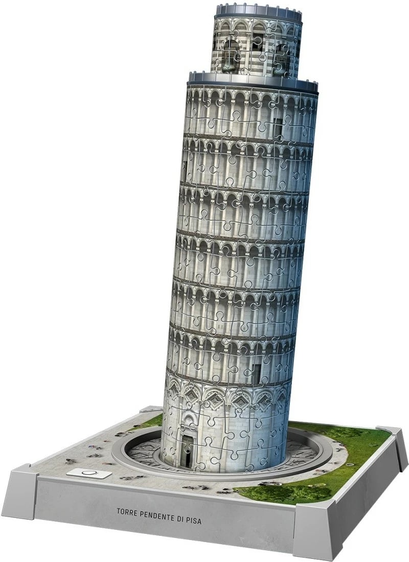 Puzzle 3D Ravensburger Leaning Tower of Pisa, 231 pjesë, plastikë